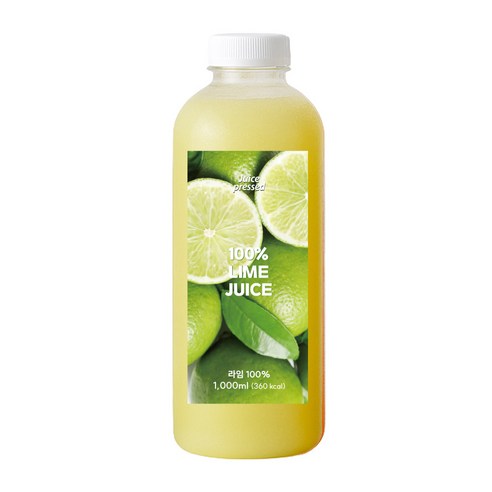 (가격인하) JUICE PRESSED 프리미엄 비가열 HPP 100% 과육이 살아있는 라임 주스  라임즙