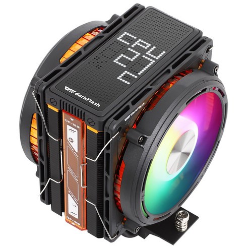darkFlash EXPLORE E400 PLUS ARGB, 단일상품, 블랙, 1개