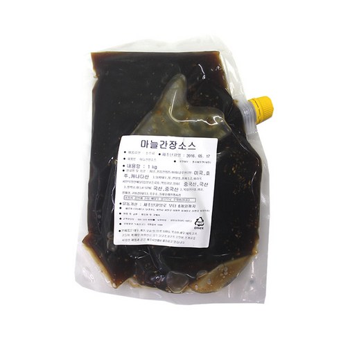 (무)(냉장)마늘간장소스(소스텍 1kg)