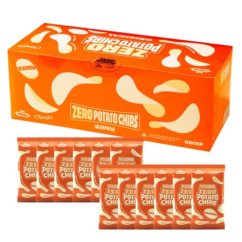 제로감자칩 35g 오리지널,양파맛 개별포장12봉 1박스