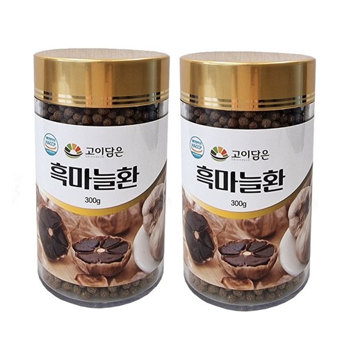 국내산 흑마늘환 골드 300g X 2개 흑마늘, 2개, 300g