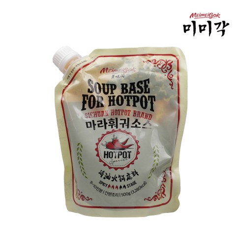 미미각 MEI MEI GOK 마라훠궈 소스, 1개, 500g