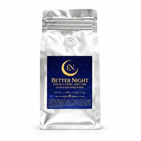 베럴나잇 딥슬립 디카페인 블렌드 콜롬비아 슈가케인 커피원두, 500g, 1개, 홀빈(분쇄안함)