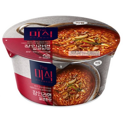 더미식 장인라면 얼큰한맛 컵 106g