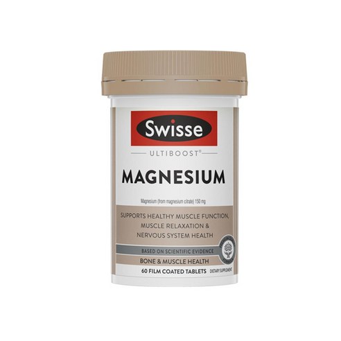 Swisse 스위스 얼티부스트 마그네슘 60정 Ultiboost Magnesium