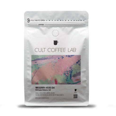 컬트커피랩 에티오피아 시다모 G4 싱글오리진 원두커피, 1개, 500g, 홀빈(분쇄안함)