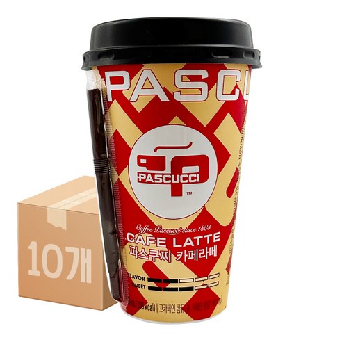 삼립 카페 파스쿠찌 카페라떼 300ml 10입