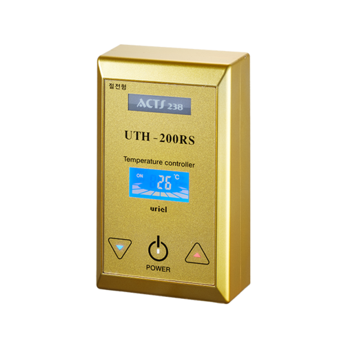 우리엘전자 온도조절기/UTH-170R 리모콘형/ 필름난방용조절기/4KW