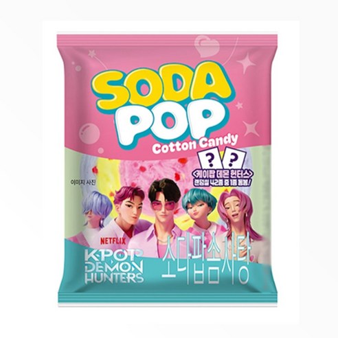 K-POP 데몬헌터스 소다팝솜사탕 8g x 2개