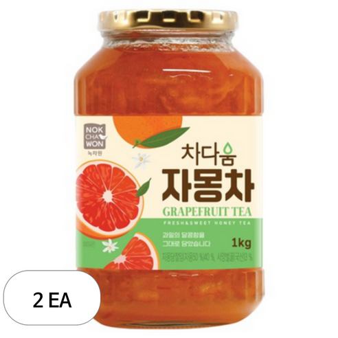 녹차원 차다움 자몽차