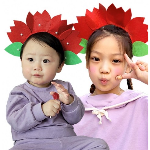 두두엠 펠트 카네이션 머리띠 1065960, 단품, 1개