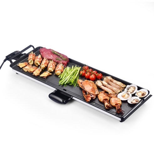 Gmalos 와이드 전기 그릴 70CM 특대형 1800W 고화력 5단 조절, AD-G70