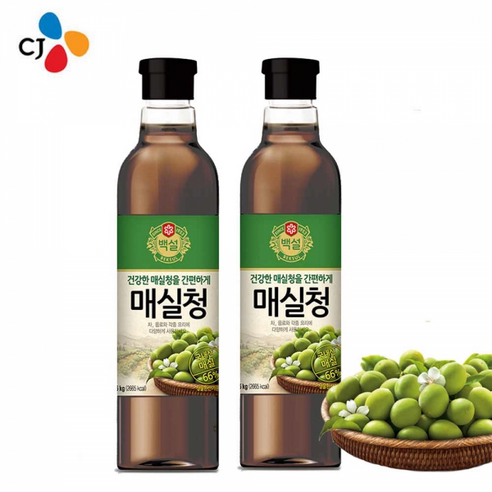 매실청(백설 1.025k) X9, 1.025kg, 9개