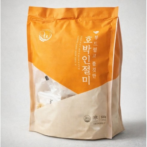 창억 은은한달콤함이매력적인 호박인절미 (50gx10개) 개별포장으로보관및휴대가간편 가벼운아침,든든한간식으로제격