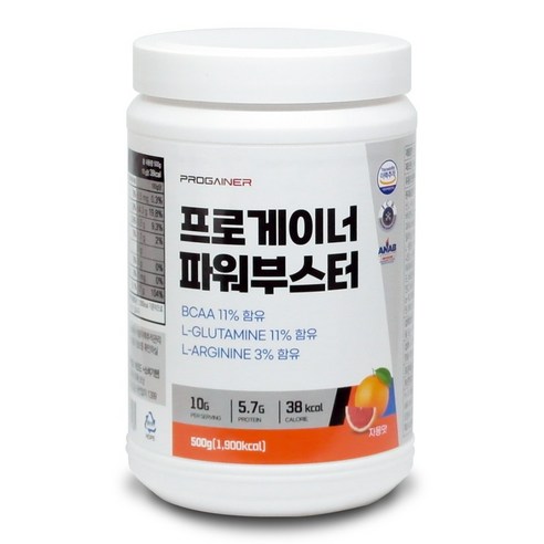 프로게이너 파워부스터 자몽맛 에너지부스터