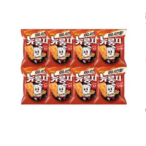 오리온 뉴룽지 고추장카라멜맛 105g, 8개, 105g