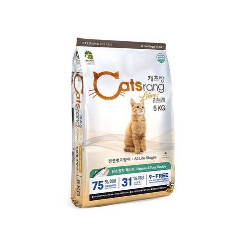 캐츠랑 리브레5kg X 2개 전연령 고양이사료 고양이밥