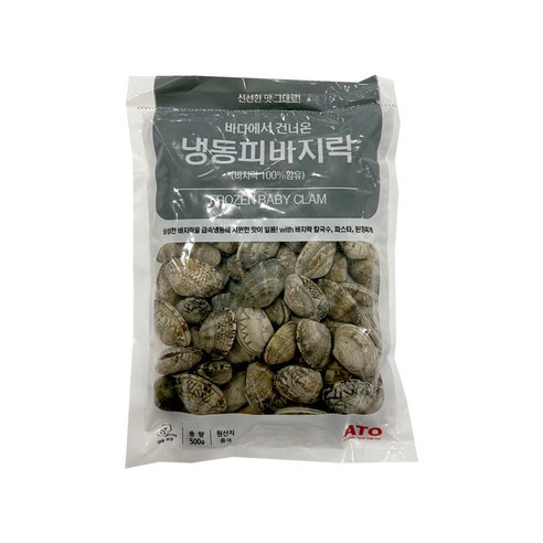 아토 피바지락(80/100) 냉동, 1개, 500g