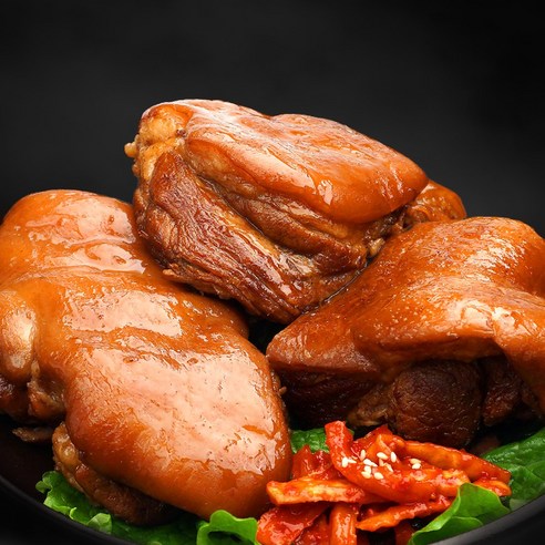 맛팜 국내산 시장 순살 족발 새우젓 무료증정, 300g, 4개
