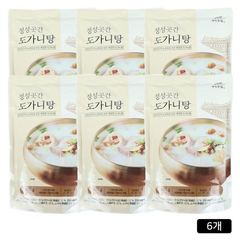 정성곳간 국내산 도가니탕
