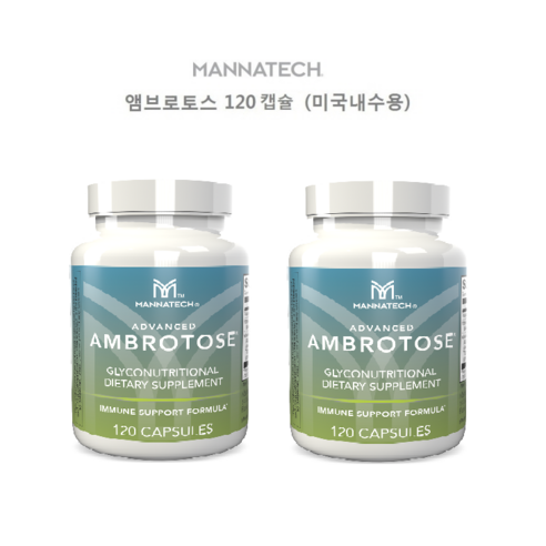 매나테크 어드밴스 앰브로토스 120캡슐, 2개, 120정