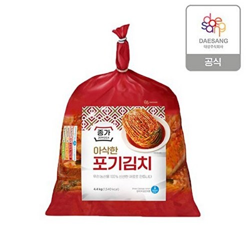 종가집 아삭한 포기김치