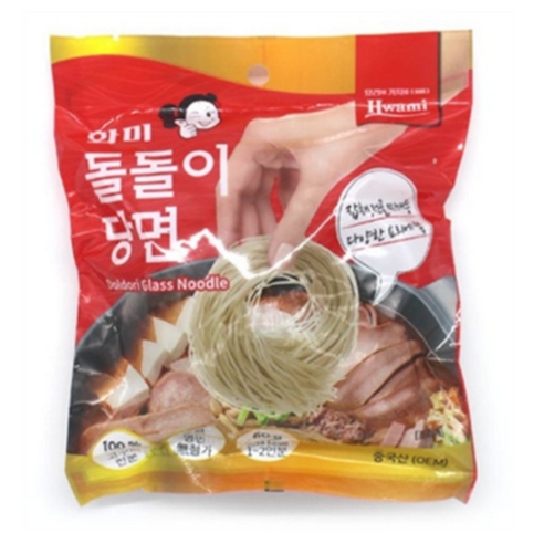 화미 돌돌이 당면, 5개, 60g