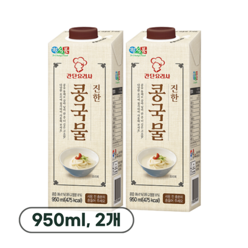 new 베지밀 정식품 진한 콩국물
