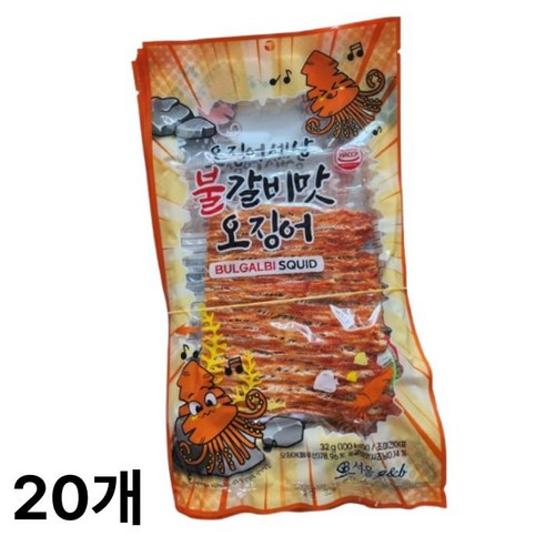서울지앤비 오징어세상 불갈비맛 오징어