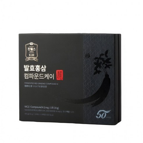 [진웰스] 컴파운드K 발효홍삼 스틱 10g x 30포