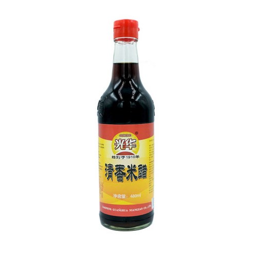 왕부정 중국식품 중국 쌀식초 간장식초 칭샹 청향 식초 480ml, 1병