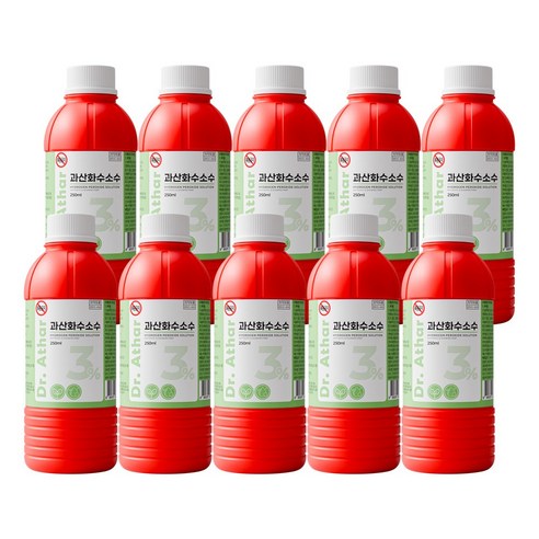 닥터아타르 과산화수소수, 10개, 250ml