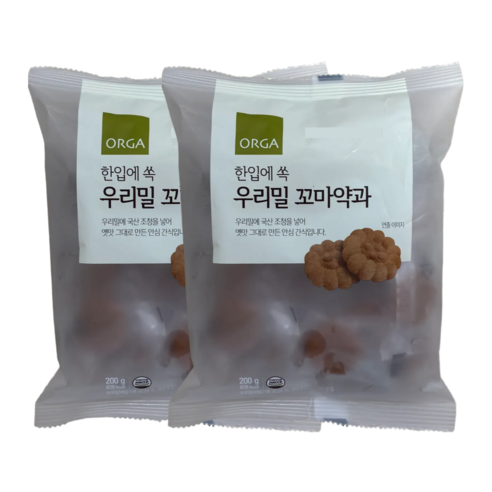 올가홀푸드 한입에 쏙 우리밀 꼬마약과