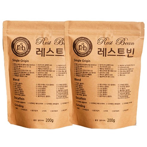 과테말라 SHB, 원두콩(홀빈), 200g, 2개
