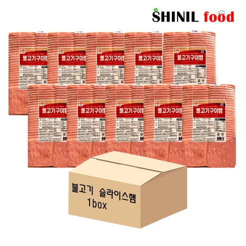 [무료배송] 사조오양 불고기슬라이스햄 1kg 1box