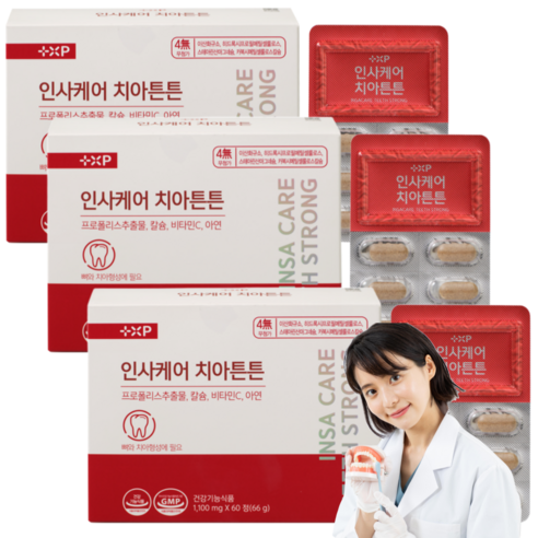 치아 건강 이가탄탄하게 잇몸 칼슘 영양제 약 사 추천, 1개, 180정