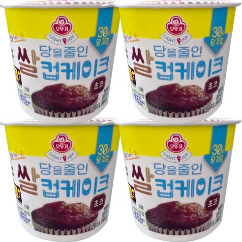 오뚜기 달걀하나톡넣는 쌀컵케이크 초코