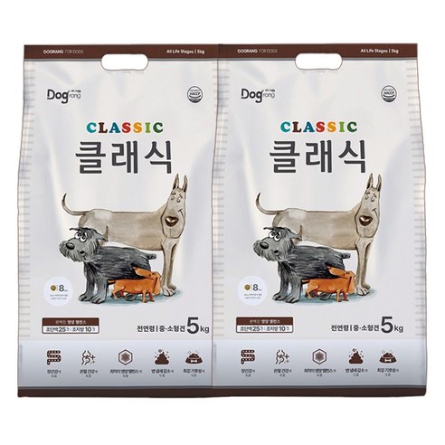 도그랑 전연령 강아지 클래식 건식사료