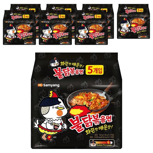 삼양 불닭볶음면 멀티 145g 5입 8봉