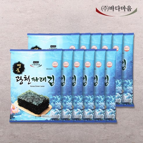 바다마음 명품 광천 파래김 20g