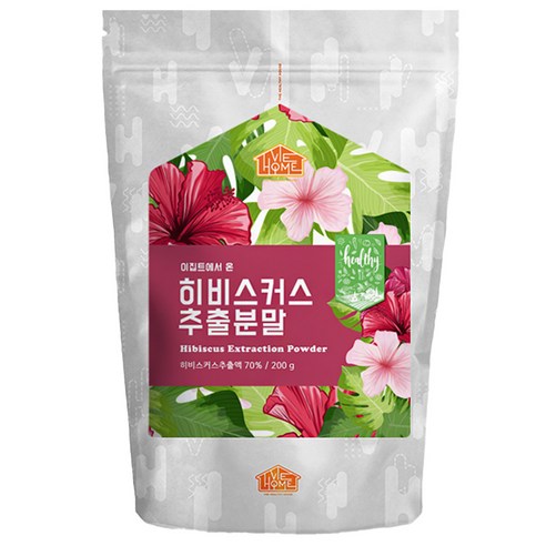 [특]건강한우리집비옴 이집트에서 온 새콤한 히비스커스 추출분말, 200g, 1개