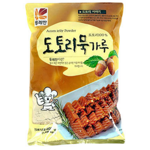 도토리묵가루, 400g, 10개
