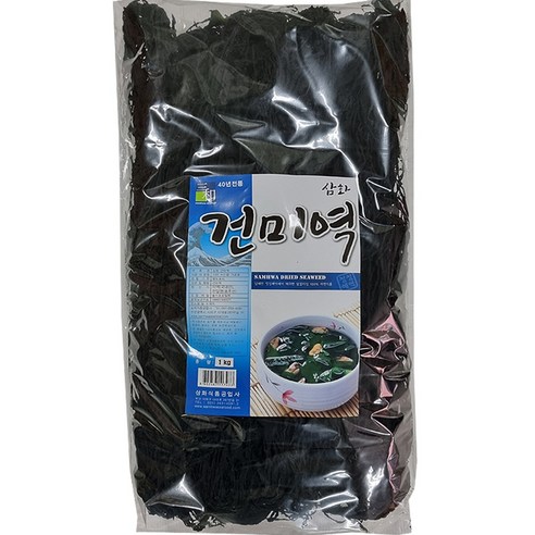 [삼화해조류]완도산 산모미역 건미역 최상품 선물용, 1개, 500g