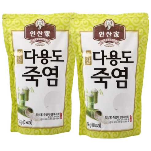 인산가 1회 다용도죽염 분말 1kg 2개 죽염본가 인산죽염 /조리,양치,코세척,세안 [정품 판매자 사업자번호: 660-58-00496]
