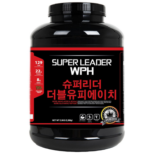 바디솔루션 슈퍼리더WPH 2kg 초코맛 단백질보충제