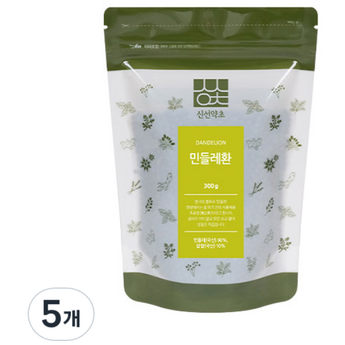 신선약초 민들레환, 5개, 300g