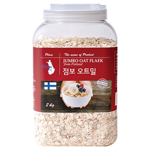 [이잡곡이다] 핀란드산 쫄깃한 점보오트밀 2kg