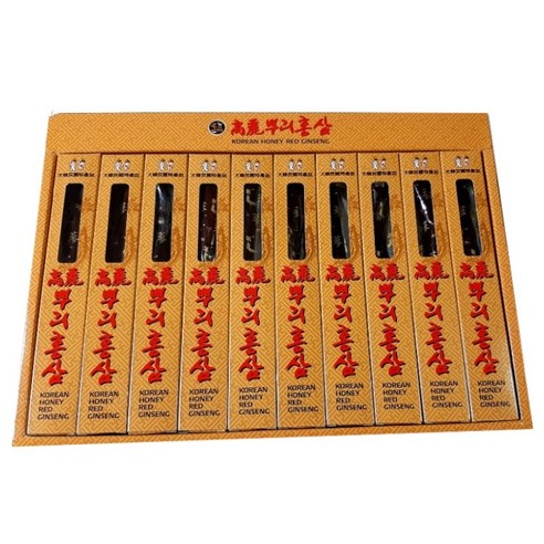 [고려뿌리홍삼] 홍삼정과 10뿌리씩  총 4 box-쇼핑백 (빠른당일배송)