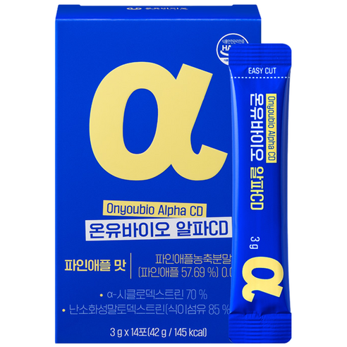 온유바이오 더 가벼운 하루 온유바이오 알파CD 7박스 (98포)