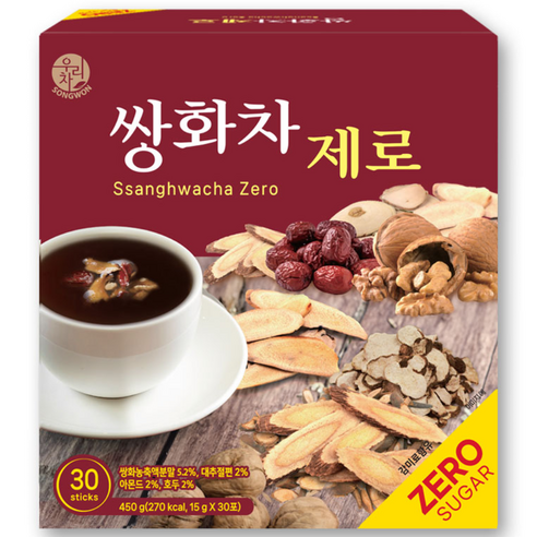 우리차 송원식품 쌍화차 제로
